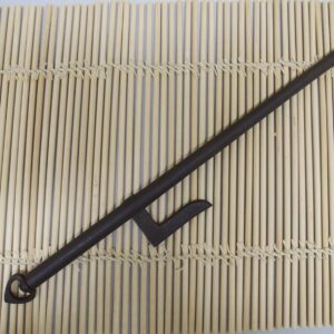 Edo-era Jutte weapon with side prong for disarming swords